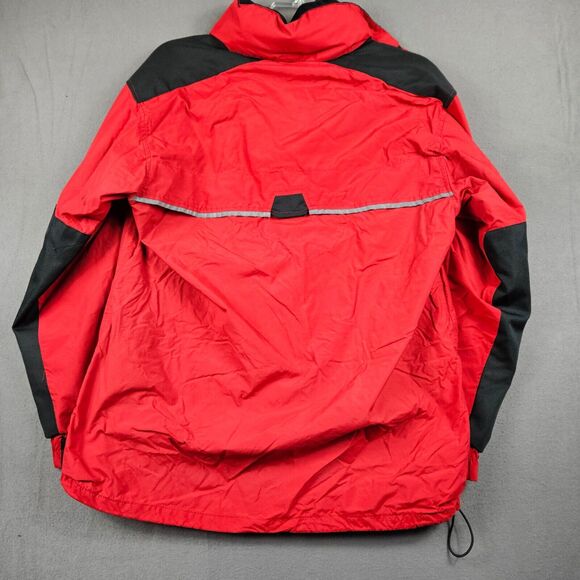 Stearns Jacket Mens M Multi-Guard Rain Parka Coat Red Nylon 8864 Dry Wear - Picture 11 of 13